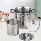 Stainless Steel Deep Fryer Pot Sturdy Frying Pot for Kitchen Home Chicken