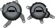 Motorcycle Engine Guard Protector for Husqvarna SVARTPILEN 401 2020-2021 Motorcycle Engine Cover Alternator Clutch Protection Cover Kit Engine Drop Prevention Slider(1 Set-BK)