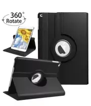 Astra Nix Black Leather iPad Case 10.2 Screen 7th-9th Gen 360 Rotating Mount