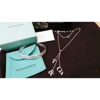 在飛比找蝦皮購物優惠-TIFFANY&Co T&Co字母垂墜項鍊，TIFFANY&