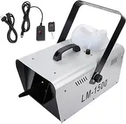 Snow Machine, 1500W Snow Machine with Remote Control, Swing Head & Adjustable 2 Gears, Snowflake Maker with Carrying Handle for Outdoor Indoor Xmas Party Wedding (White)