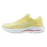 MIZUNO 慢跑鞋 女 WAVE RIDER 27 SW 超寬楦 黃 J1GD230677