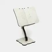 Decorative Book Stand White Book Holder Wooden Reading Pad Coasters For Cookbook