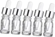 Healeved 15Pcs Empty Dropper Bottles for Essential Oils Refillable Glass Dispenser Safe Durable Design for DIY Crafts Aromatherapy Soap Making for Blending and Dispensing