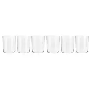 6pc Krosno Harmony 500ml Glass Tall Tumbler Set Wine/Juice Party Drinkware Clear