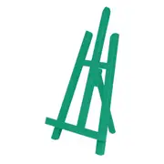 Jasart Tabletop Painting Colour Easel Drawing Canvas Holder Stand 29x40cm Green