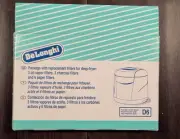 New Kit 3 + 3 + 6 Carbon Paper Filters for Delonghi Fryer Spare Parts D6 Series