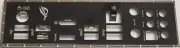 ASUS I/O IO SHIELD BLENDE BRACKET STRIX Z390-E GAMING, ROG STRIX Z390-E GAMING