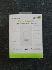 Leviton Decora Smart WiFi Voice Dimmer w/ Amazon Alexa Built-in DWVAA