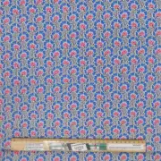 Quilting Patchwork Fabric TILDA Cotton Beach Flower Blue 50x55cm FQ