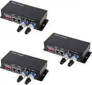 Binxind 3X 3CH DC12-24V RGBW 512 Decoder LED Controller RGB LED DMX512 Decoder, DMX512-3CH
