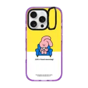 iPhone 16 Pro Impact Ring Stand Case MagSafe Compatible PINK&VEN Good Morning