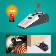 120dB Home Security Wedge Door Stop Alarm System Device Intruder Alert Detection