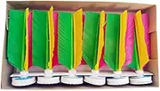 6Pack Feather Kick Shuttlecock Foot Exercise Outdoor Toy Game Kick Game Indoor Outdoor for Kids Adults Teens Color