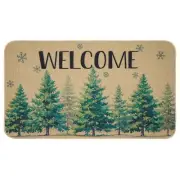 Christmas Door Mat 17 * 29 inches Christmas Tree Welcome Mat Door Front Chris...