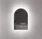 800/900mm Three Color Lights Frameless LED Mirror Defogging and Dimmer Easy Hook