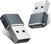 USB to USB C Adapter for Apple Iphone16 16E 15Pro Max 2 Pack Usb C Female to USB