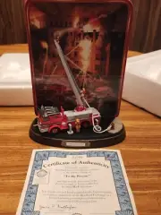 Fire Department, Fire Truck, Bradford Exchange, (To The Rescue) Collector Plate