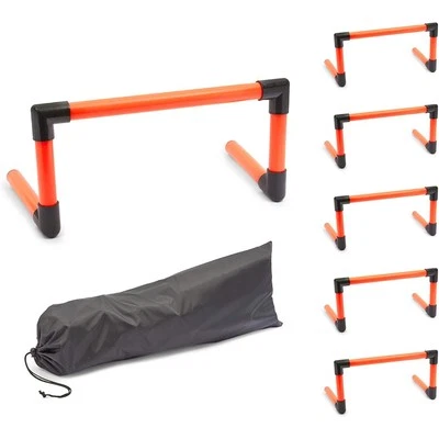 6 Pcs Agility Hurdles Speed Training Equipment for Basketball Soccer Football 9”