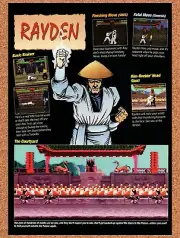 1992 Mortal Kombat Rayden Profile Original Advertisement / Retro Wall Art v26