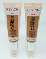 Revlon PhotoReady Candid Natural Finish Foundation #500 Almond (2 Pack)