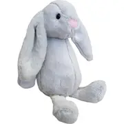 Charming Gray Plush Rabbit - Soft, Long-Legged Cuddle Toy, 26cm