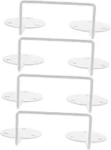 TOPPERFUN 4Pcs Slip Mattress Holder Bracket Mattress Retainer Bar for Bed Frames Easy Installation Compatible with Various Bed