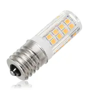 2 Pcs E17 3W Non-Dimmable SMD2835 52LEDs Warm White Oven Light Bulb