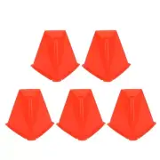 5Pcs Triangles Cones Football Training Maker Bucket Skate Obstacles