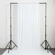 White Shimmer Sequin Wall Backdrop Curtain