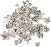 [rockible] 50pcs Charms Pendant Necklace Bracelet