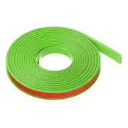 14mmx5000mm Flexible TPE Self Adhesive U-Shape Veneer Edging Edge Banding Green