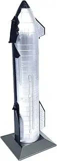 Simulation Alloy Spaceship Model 1:200 S24 Falcon Heavy Dragon Spaceship Model