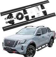 MOMOAU Electric Running Boards Compatible with 2011-2024 Nissan Frontier S/SV/PRO-X/PRO-4X/SL, Automatic Power Side Steps, Non-Slip Surface, Vehicle Specific Fitment