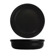 International Tableware OB55B 8 oz Coal BLK Cr?me Brulee