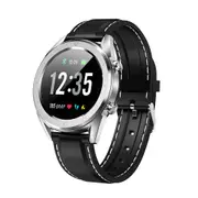 DT28 1.54 Big Display Wristband ECG Monitor HR Blood Pressure Mobile Payment Smart Watch SILVER COLOR