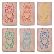 GoSports Roo Racers Sack Race Game 6 Pack | XL Size Burlap Potato Sack Races for