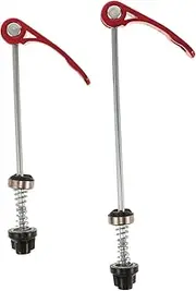 Kisangel 2pcs Quick Release Bike Hub Axle Hollow Shaft Front Rear Skewers with Bearings for Mountain and Road Bicycles Wheel Fixation for Steady Rides