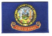 IDAHO STATE FLAG iron On Patch 3"
