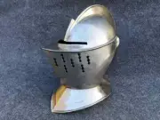 Medieval European Knight Crusader Helmet Warrior Armor Collectible Gift