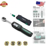 Versatile Torque Wrench 1/2" Drive, Buzzer & LED Alerts, Ideal for Repair Work