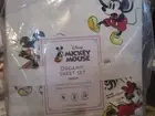 Pottery Barn Kids Disney organic Mickey Mouse Minnie sheet set Queen Halloween