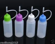 10PCS 5ML Empty Plastic Squeezable Liquid Dropper Bottles needle tip LDPE