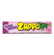 900703 20 x 26g PACKETS ZAPPO ZAPPOS SOUR TUTTI FRUTTI FLAVOURED CHEWS LOLLY