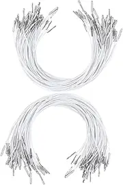 FRCOLOR Mask Strings Elastic Barbed Hat Cord for Folio 200pcs Elastic String for Diy Projects Bookbinding