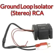 12V Ground Loop Isolator (Stereo) RCA - Eliminate Ground Loop Problems (Low hum)