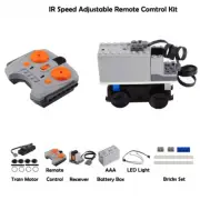 MOC Power Function Train Motor Set IR Speed Remote Control Building Blocks Brick