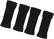 TOVINANNA 2 Pairs Compression Arm Shaper Black Arm Sleeve Arm Sleeves Fitness Arm Sleeves Running Gloves Arm Girdles Arm Shaping Sleeves Elastic Calf Shaper Scar Covering Sleeves