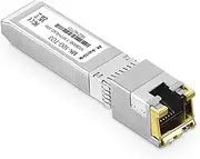 10GBase-T RJ45 SFP+ Transceiver, SFP+ Copper Ethernet Module, up to 30M, Compatible with MokerLink, Binardat, Cisco, Meraki, Ubiquiti UniFi,Mikrotik, TP-Link and More