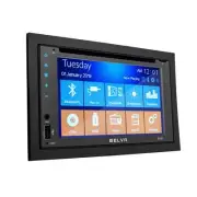 BVL62 Double DIN CD/DVD Bluetooth In-Dash Car Stereo Receiver 6.2" Touchscreen